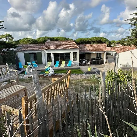 Au Pied De La Dune, 20m Plage, Spa, Plancha, 5ch * Le Bois-Plage-en-Ré